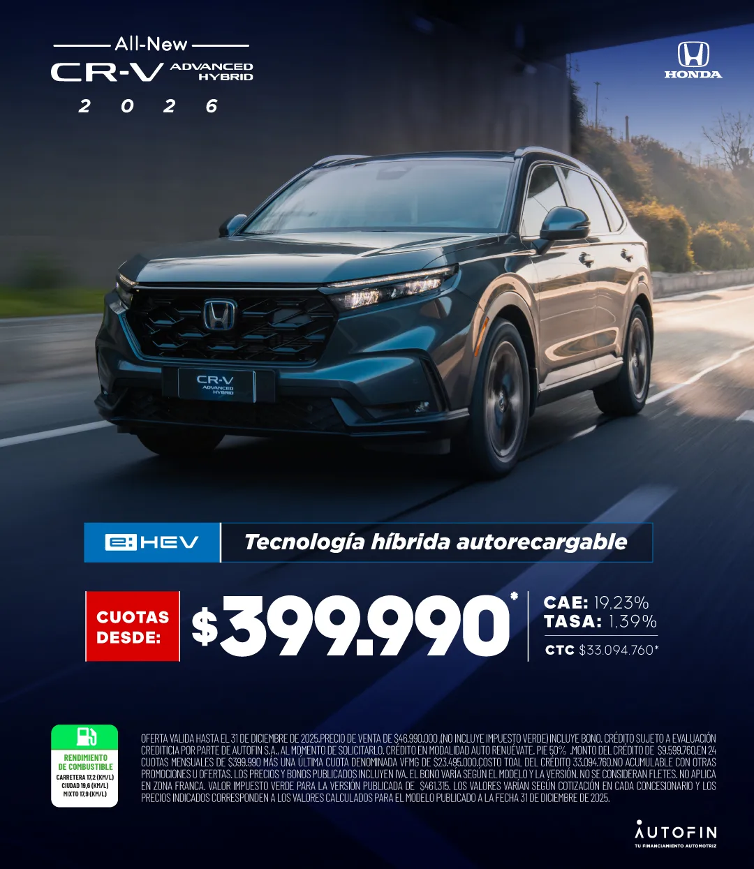 CR-V HIBRIDO PROMO DICIEMBRE