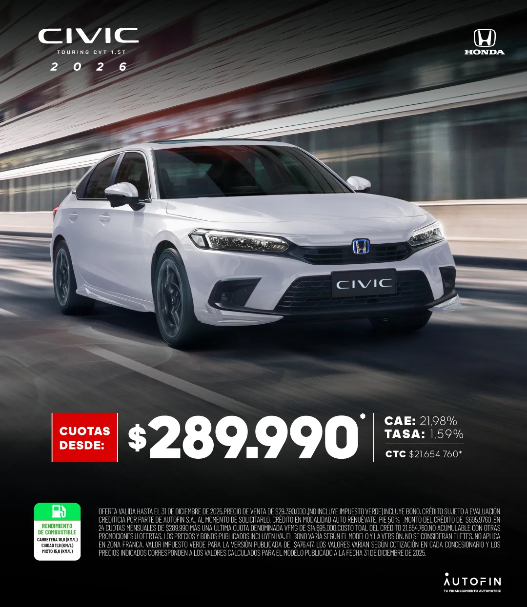 CIVIC PROMO DICIEMBRE