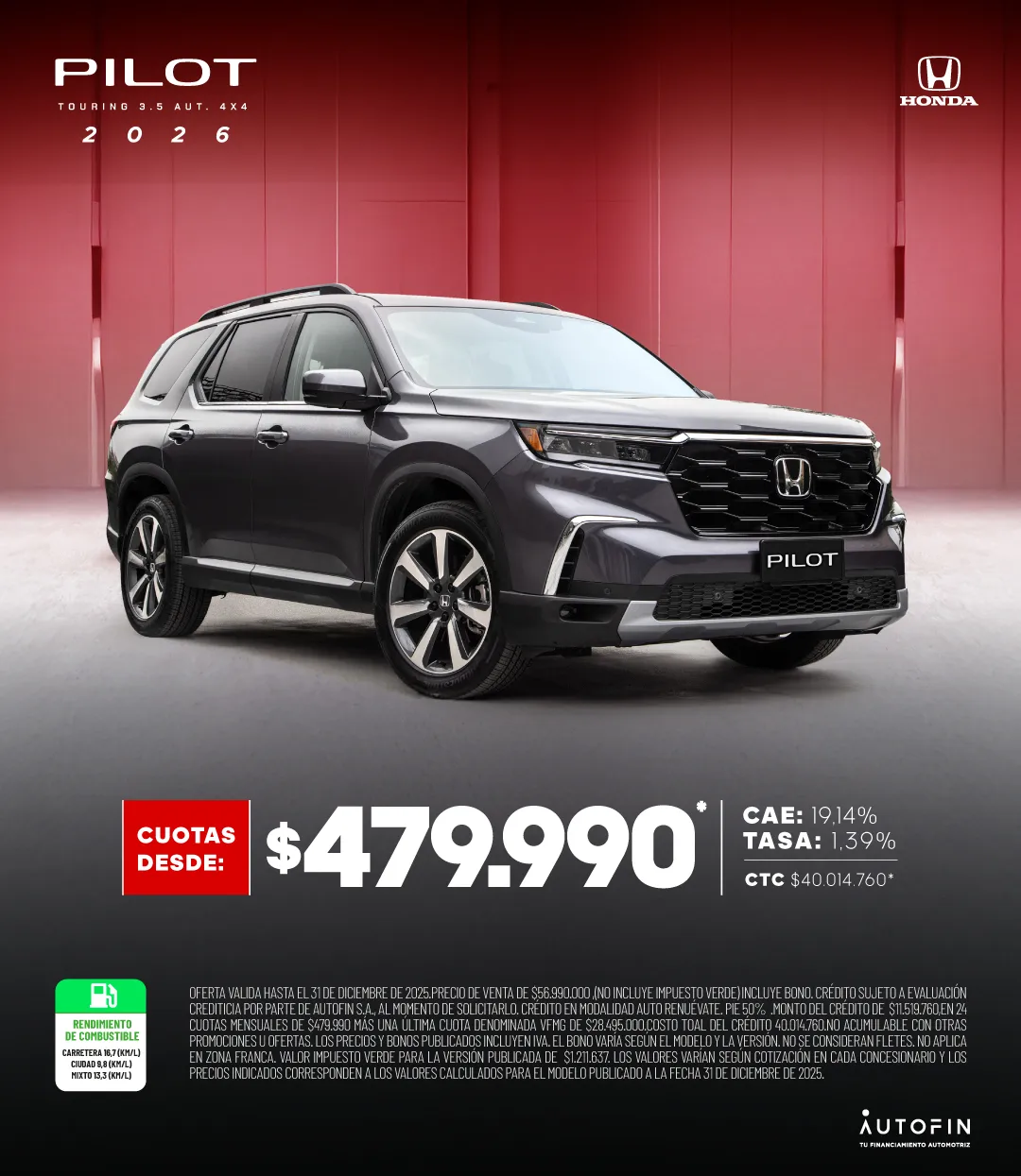 PILOT PROMO DICIEMBRE