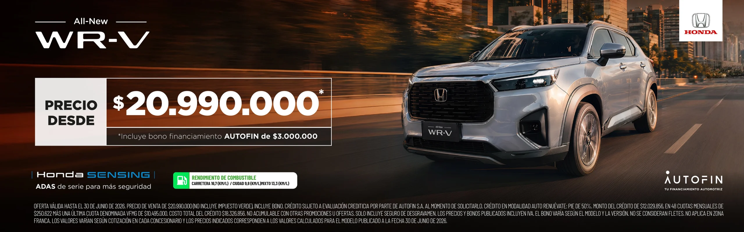Banner WR-V 2026