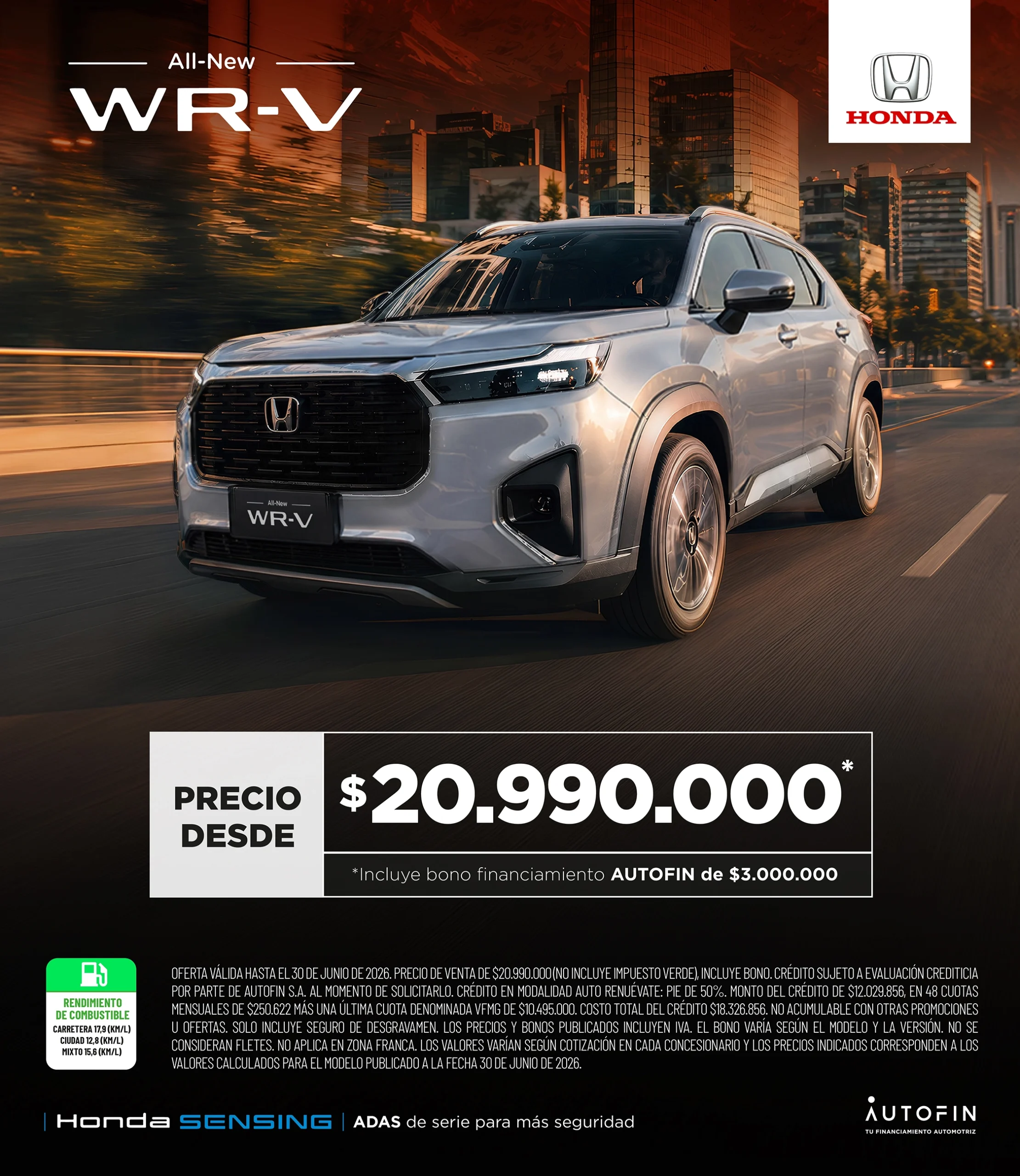Banner WR-V 2026